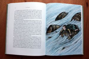 El Hobbit ilustrado por Jemima Carlin