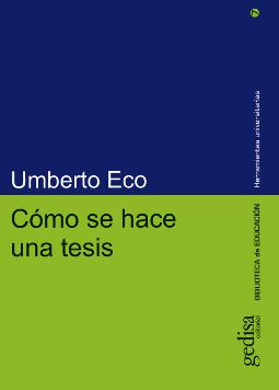 Cómo se hace una tesis