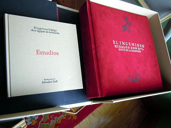 El Ingenioso Hidalgo Don Quijote de la Mancha ilustrado por Dalí detalle El Ingenioso Hidalgo Don Quijote de la Mancha ilustrado por Dalí detalle