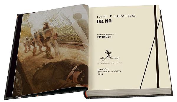 Interior Dr. No en The Folio Society