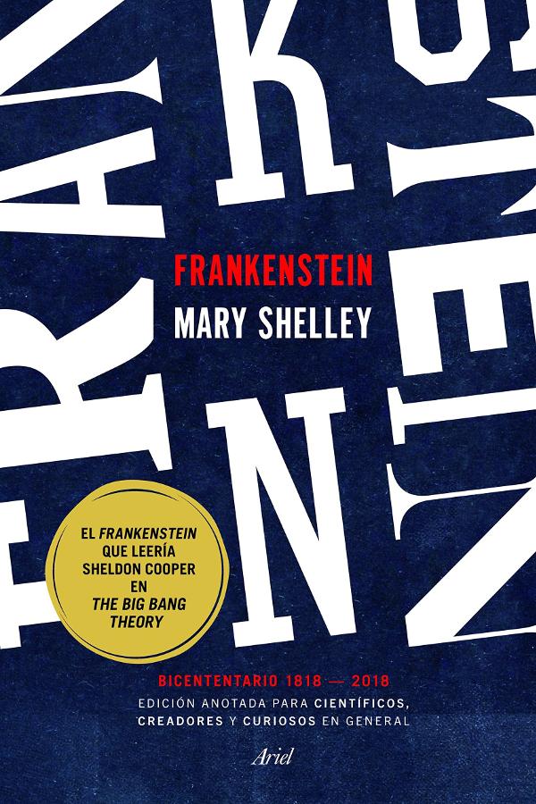 Portada de Frankenstein edición anotada