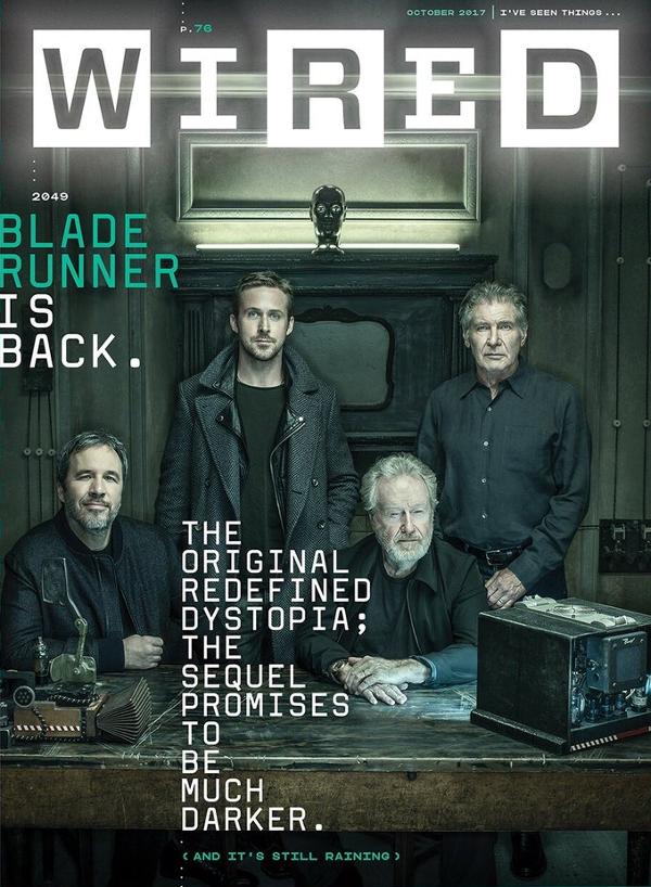 Portada de Wired cover Blade Runner 2049