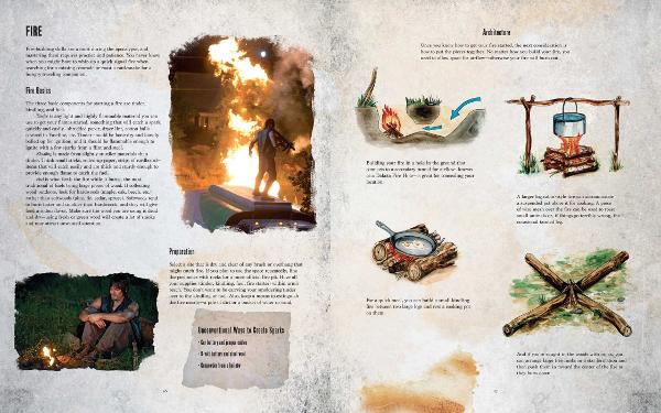 Walking Dead The Official Cookbook supervivencia captura