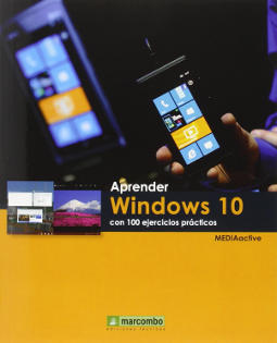 Portada de Aprender Windows 10 con 100 ejercicios prácticos