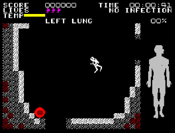 Pantalla de Fastastic Voyage