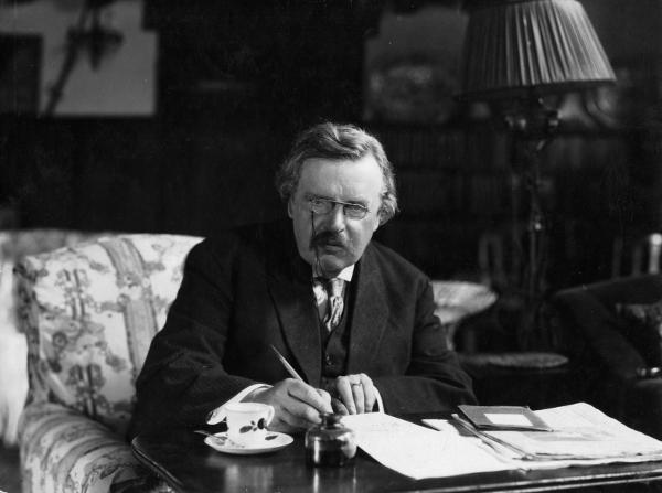 Fotografía de G. K. Chesterton