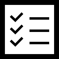 Icono de iconmonstr-task-1-240