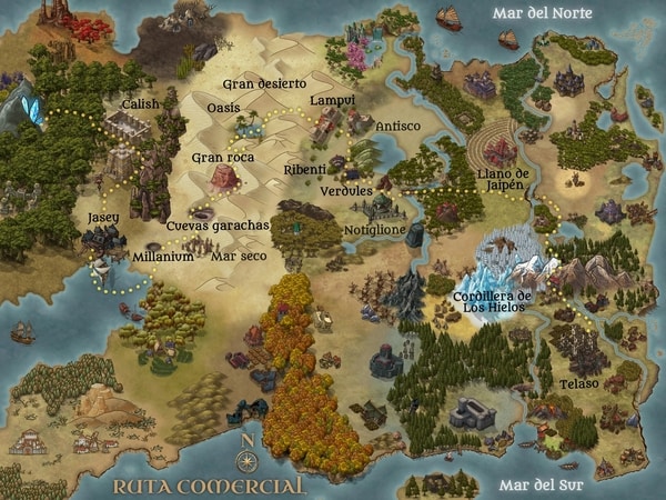 Mapa de Rey de Reyes Mapa de Rey de Reyes