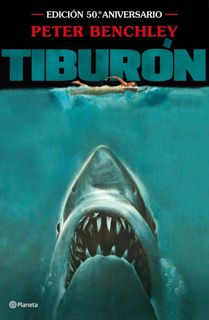 Portada de Tiburón de Peter Benchley Tiburón de Peter Benchley