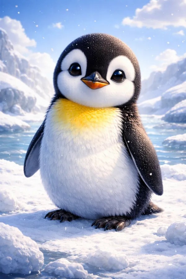 Ilustración de un pingüino Pingüino