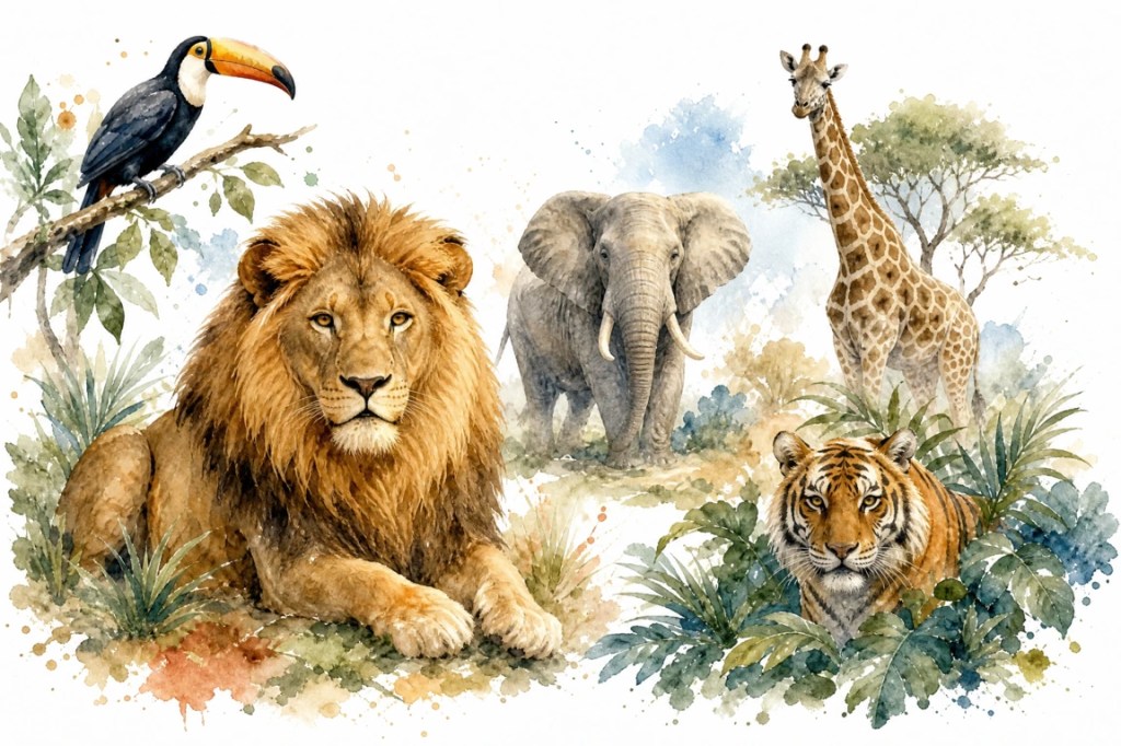 animales en inglés