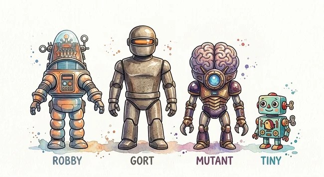 robots de ficción